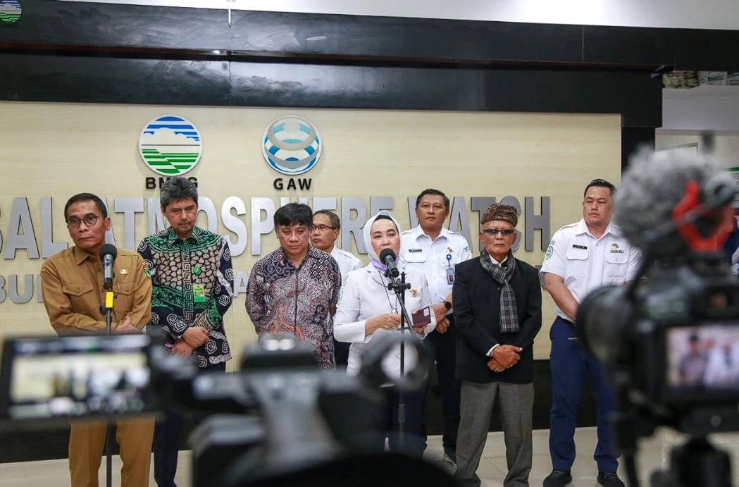 BMKG Resmikan Sistem Informasi GAS Rumah Kaca Terintegrasi Global di Bukit Kototabang