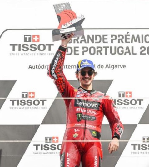 Francesco Bagnaia Juara di MotoGP Portugal 2023