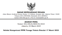 Seleksi Kompetensi PPPK Tenaga Teknis