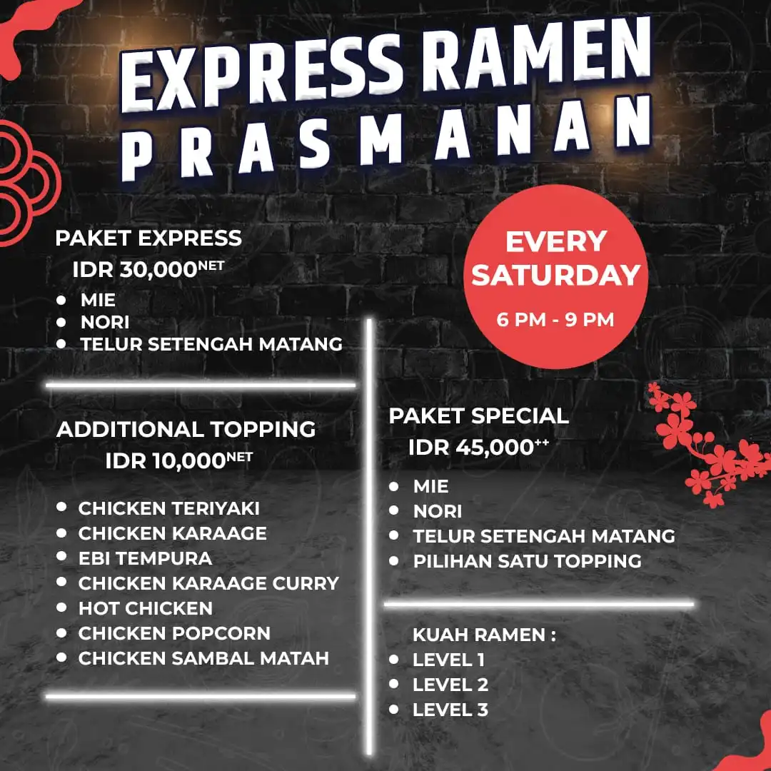 Menu Ramen Swiss-Belexpress Cilegon